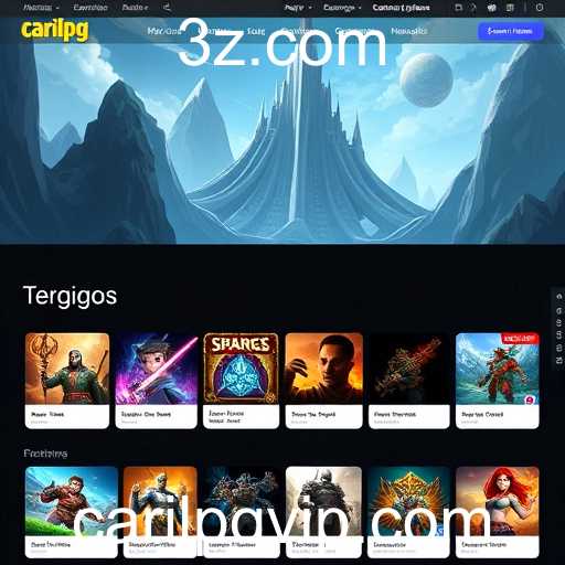 Descubra o Mundo dos Jogos na Página Inicial de Carilpg.com